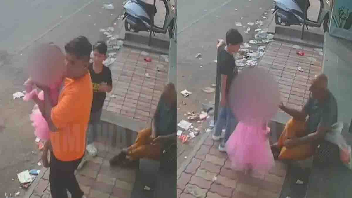 Minor Girl : ಗುಜರಾತ್ನಲ್ಲಿ ಅಪ್ರಾಪ್ತ ಬಾಲಕಿಗೆ ದೌರ್ಜನ್ಯ: ಸಾರ್ವಜನಿಕ ರಸ್ತೆಯಲ್ಲಿ ನಡೆದ ಹೇಯ ಕೃತ್ಯ ಸಿಸಿಟಿವಿಯಲ್ಲಿ ಸೆರೆ...! 2 CCTV Footage of Jamnagar Incident – Elderly Man Caught Misbehaving with Minor Girl in Gujarat