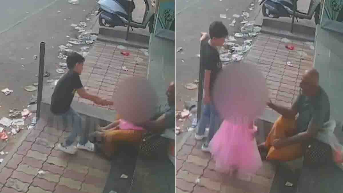 Minor Girl : ಗುಜರಾತ್ನಲ್ಲಿ ಅಪ್ರಾಪ್ತ ಬಾಲಕಿಗೆ ದೌರ್ಜನ್ಯ: ಸಾರ್ವಜನಿಕ ರಸ್ತೆಯಲ್ಲಿ ನಡೆದ ಹೇಯ ಕೃತ್ಯ ಸಿಸಿಟಿವಿಯಲ್ಲಿ ಸೆರೆ...! 1 CCTV Footage of Jamnagar Incident – Elderly Man Caught Misbehaving with Minor Girl in Gujarat