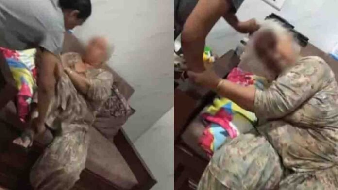Punjab Viral Video – Daughter-in-law Harjeet Kaur Assaults Elderly Mother-in-law in Gurdaspur
