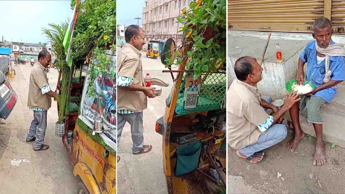 Viral Video : ಆಟೋ ಅಲ್ಲ, ಇದು ಚಲಿಸುವ ಪುಟ್ಟ ಉದ್ಯಾನ, ಚಾಲಕನ ಕ್ರಿಯೇಟಿವಿಟಿಗೆ ನೆಟ್ಟಿಗರು ಫಿದಾ..! 1 Auto driver converts rickshaw into moving garden with plants and flowers - Viral Video