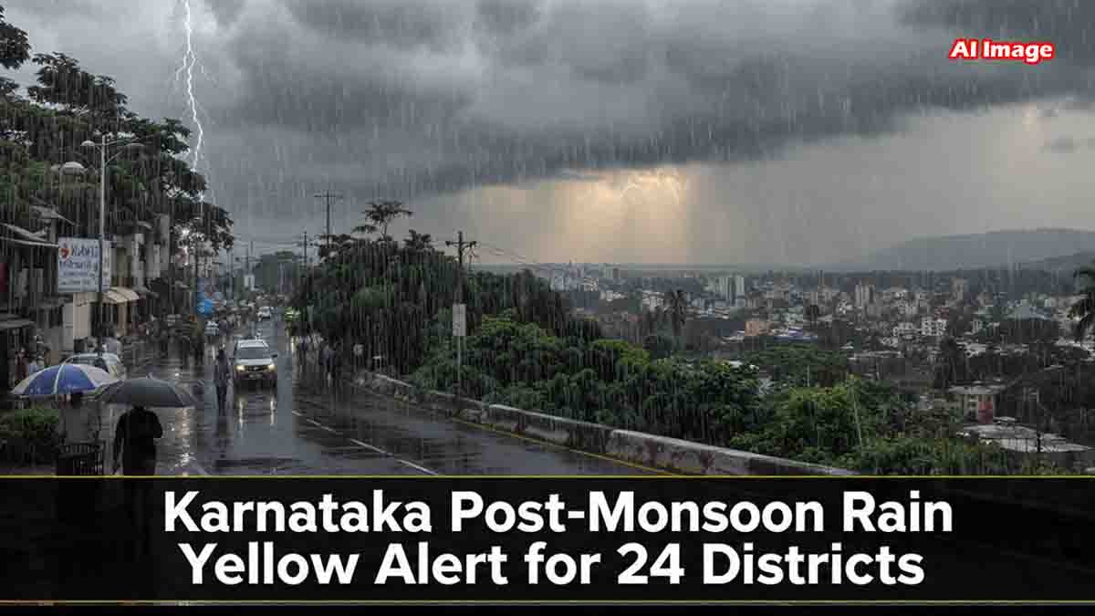 Karnataka Heavy Rain Alert – IMD Weather Update October 2025