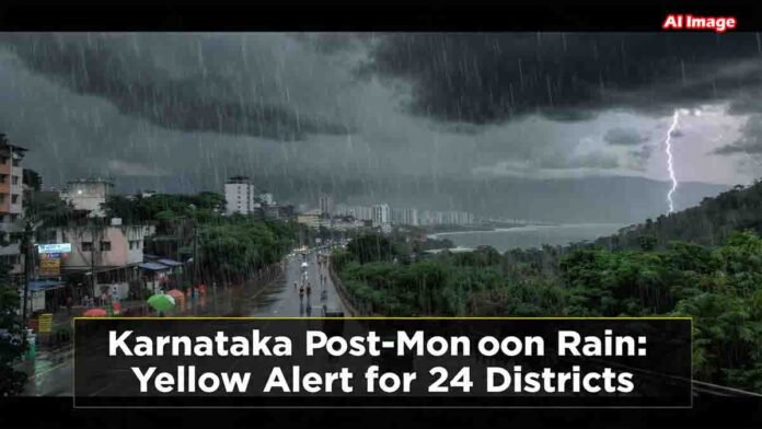 Karnataka Heavy Rain Alert – IMD Weather Update October 2025