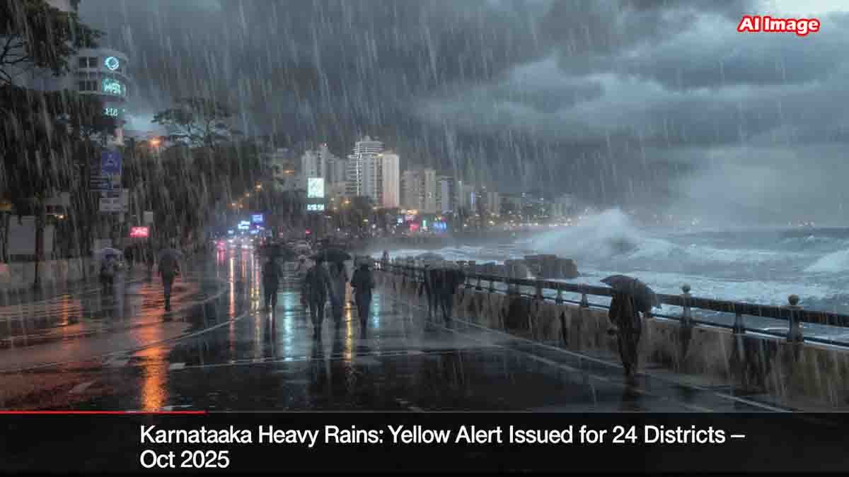 Karnataka Heavy Rain Alert – IMD Weather Update October 2025