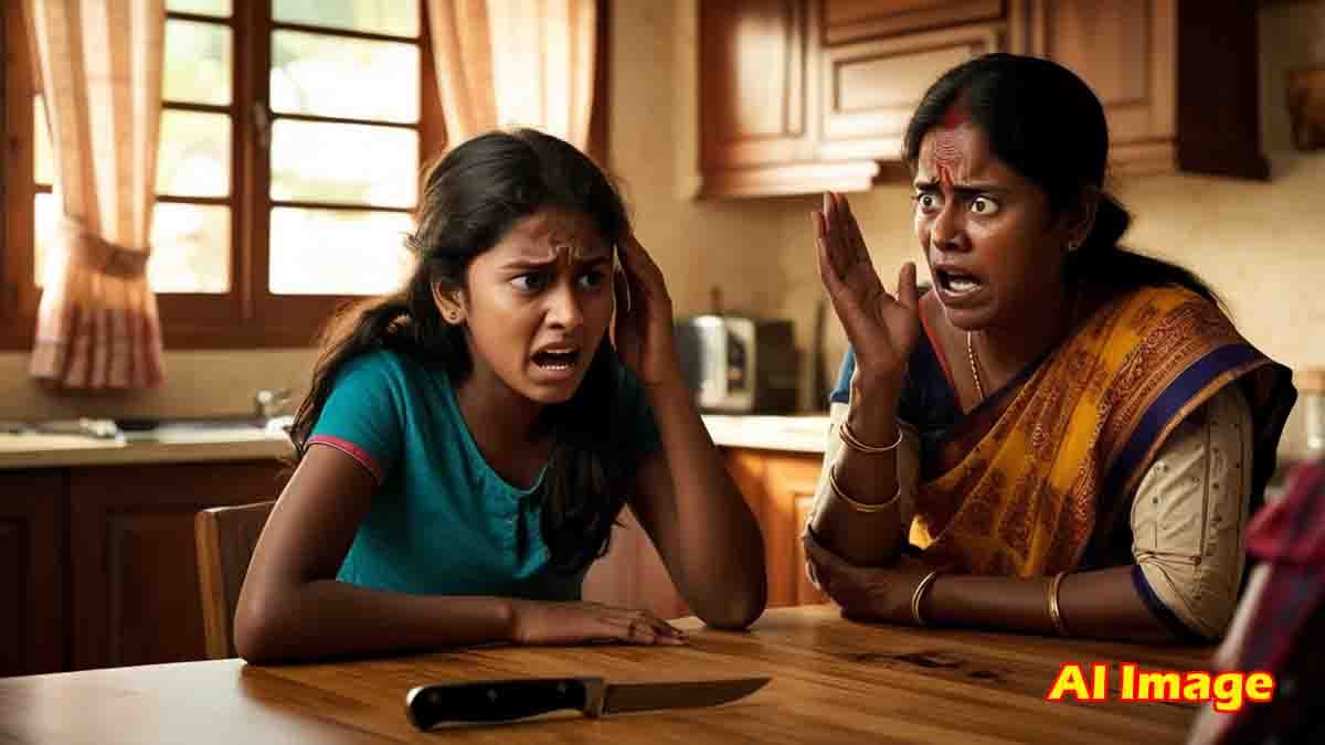 Kerala Alappuzha news – 17-year-old girl stabs mother with knife over mobile phone dispute, mother hospitalized, shocking crime incident