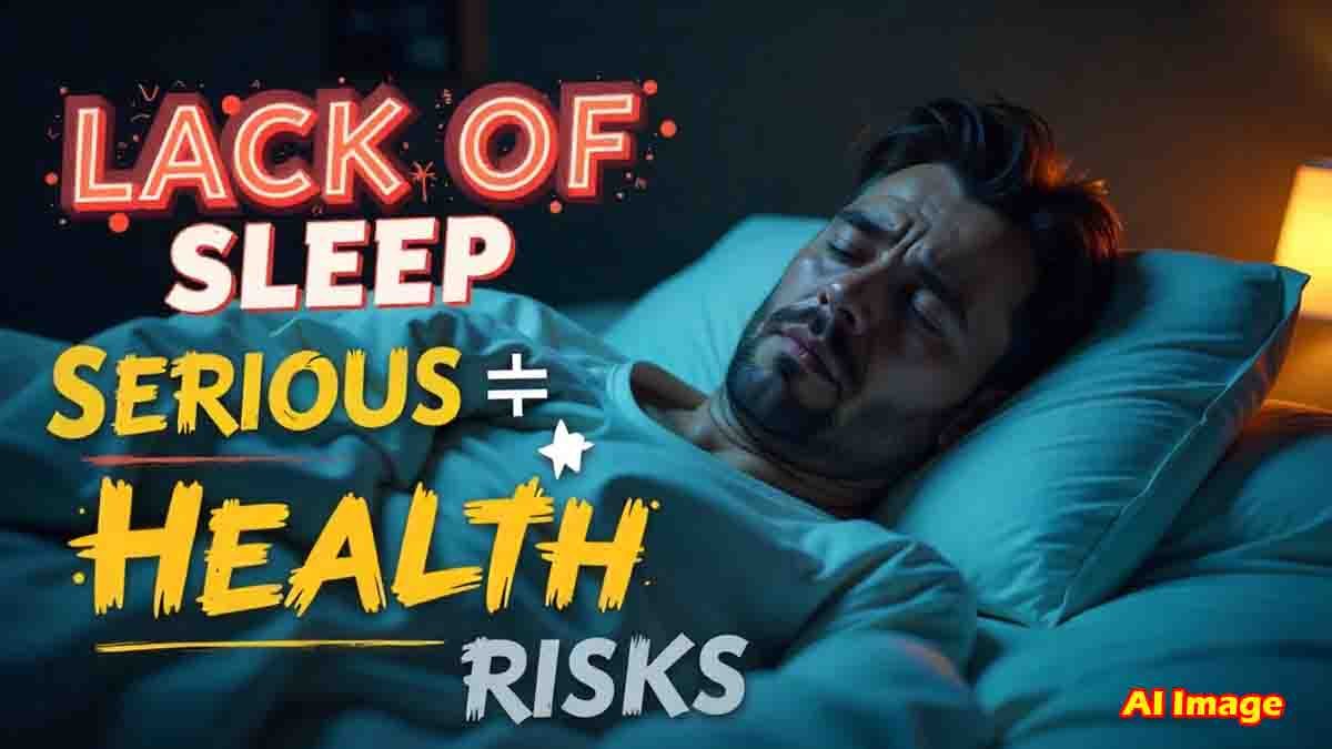 Effects of lack of sleep on health including heart disease, diabetes, immunity loss, mental health issues, and beauty impact - Health tips