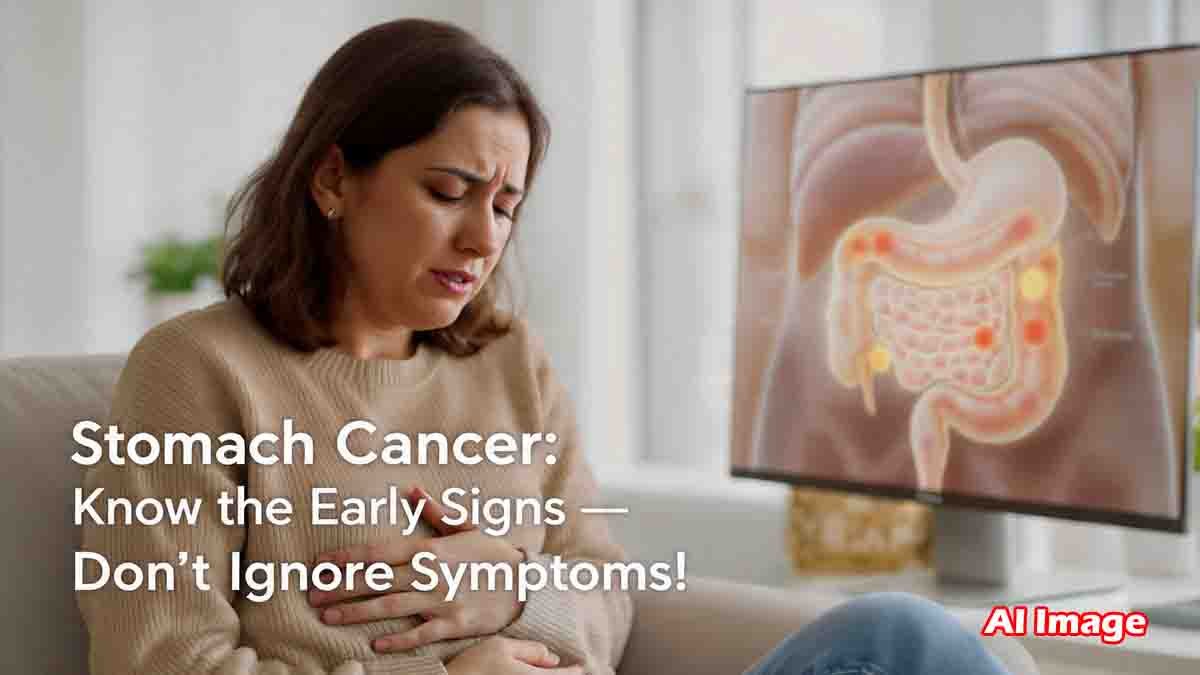 Stomach Cancer : ಕರುಳಿನ ಕ್ಯಾನ್ಸರ್ ಲಕ್ಷಣಗಳು : ಈ 5 ಚಿಹ್ನೆಗಳನ್ನು ಎಂದಿಗೂ ನಿರ್ಲಕ್ಷಿಸಬೇಡಿ...! 1 Stomach Cancer Symptoms: Never Ignore These 5 Warning Signs