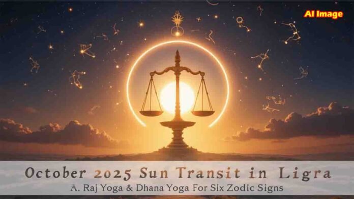 Astrology chart showing October 2025 planetary positions and zodiac predictions.