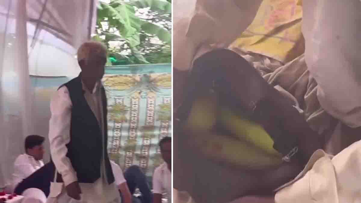 Friendship : ಹೃದಯ ಕಲಕುವ ಘಟನೆ, ಗೆಳೆಯನನ್ನು ನೋಡಲು ಬಂದ ವ್ಯಕ್ತಿಗೆ ಎದುರಾದ ಆಘಾತಕಾರಿ ಸನ್ನಿವೇಶ! 2 Emotional elderly man crying while placing bottle gourds before his late friend’s photo in Rajasthan, symbolizing true friendship and love