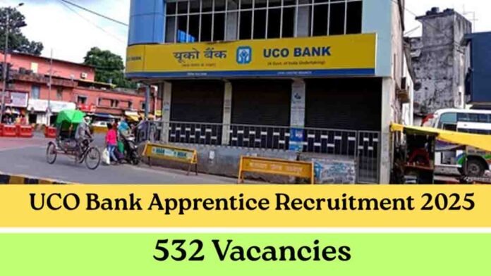 uco-bank-apprentice-recruitment-2025-apply-online 0 UCO Bank recruitment 2025 notification for 531 apprentice vacancies – apply online before October 30
