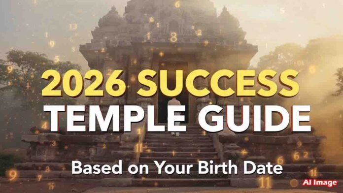Numerology 2026 birth date guide with Hindu temples for success and planetary blessings