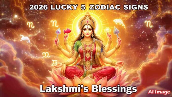 2026 Horoscope Predictions – Lakshmi Blessings on Five Zodiac Signs for Wealth and Prosperity