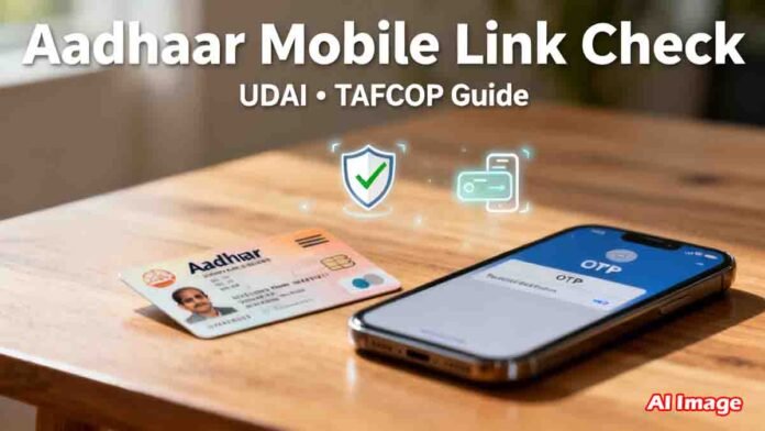 How to check which mobile number is linked to your Aadhaar card – UIDAI and TAFCOP online verification guide