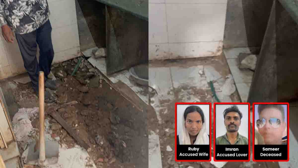 “Drishyam-style murder in Ahmedabad: Wife and lover hide husband’s body under kitchen floor”