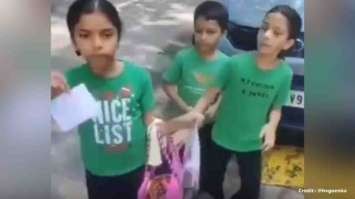 Startup : ಬೆಂಗಳೂರಿನ ಪುಟಾಣಿಗಳ 'ಇಕೋ ವಾಲಾ' ಸ್ಟಾರ್ಟ್ಅಪ್ ಪಿಚ್ ವೈರಲ್! ₹10ಕ್ಕೆ ಪರಿಸರ ಸ್ನೇಹಿ ಬ್ಯಾಗ್ ನಿಮ್ಮ ಮನೆಗೆ! 1 Bengaluru kids launch Eco Wala startup offering ₹10 eco-friendly paper bags, Harsh Goenka praises viral pitch