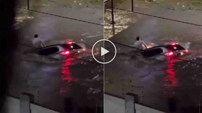 Car driver swept away in Brazil flash flood and miraculously rescued in Vitória da Conquista during heavy rainfall