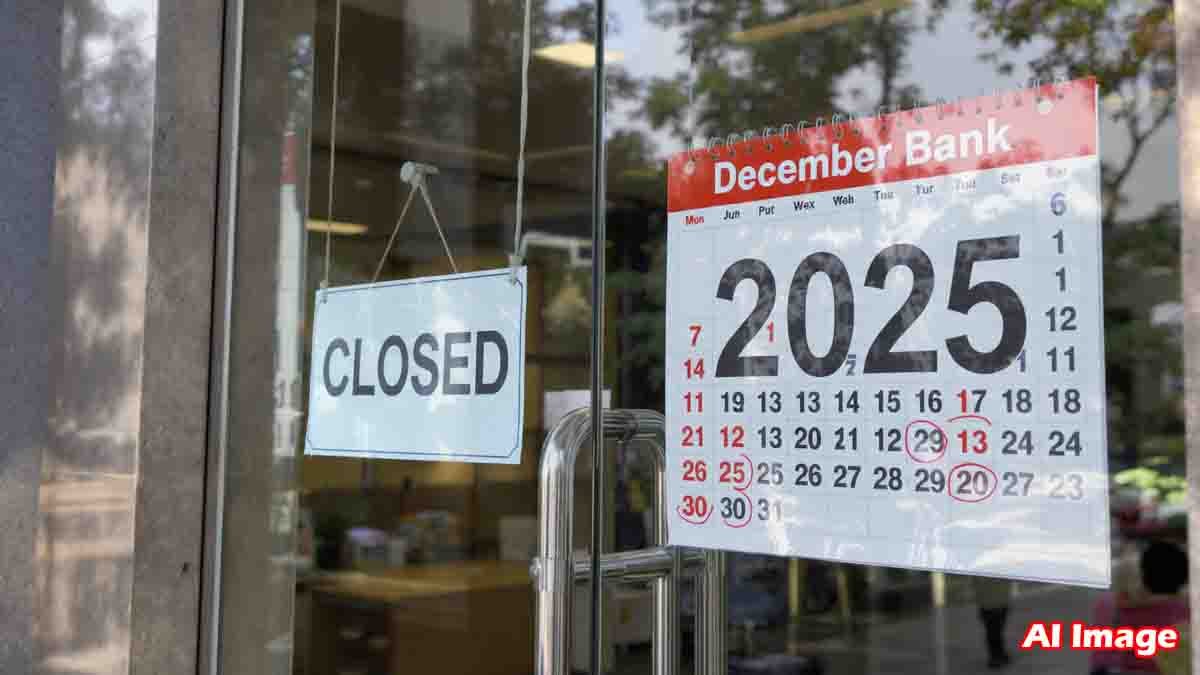 Bank Holidays : ಬ್ಯಾಂಕ್ ಗ್ರಾಹಕರೇ ಗಮನಿಸಿ, ಡಿಸೆಂಬರ್ನಲ್ಲಿ ಬರೋಬ್ಬರಿ 19 ದಿನ ಬ್ಯಾಂಕ್ ಬಂದ್, ಪಟ್ಟಿ ಇಲ್ಲಿದೆ ನೋಡಿ…! 1 Bank Holidays December 2025 – List of 19 days banks remain closed in India, national and regional holiday chart, RBI official holiday schedule