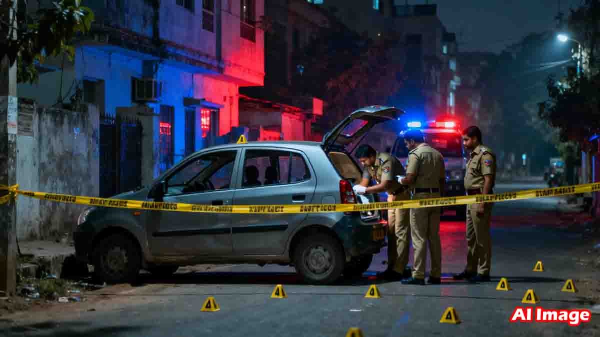 Crime news Delhi: Live-in partner murder case in Chhawla, body found inside car during police investigation