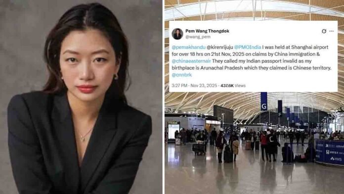 Indian woman detained at Shanghai Airport after passport declared invalid due to Arunachal Pradesh birthplace