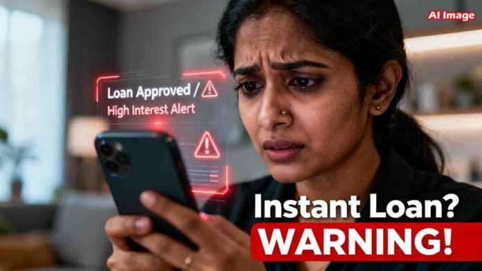 Instant loan app safety tips – emergency cash, online loan warnings, RBI-approved loan apps, secure borrowing guide