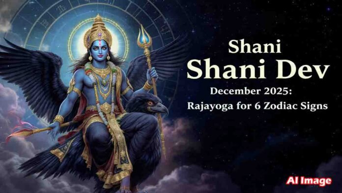 Lord Shani blessings December 2025 for six lucky zodiac signs with Rajayoga during Uttarabhadra transit