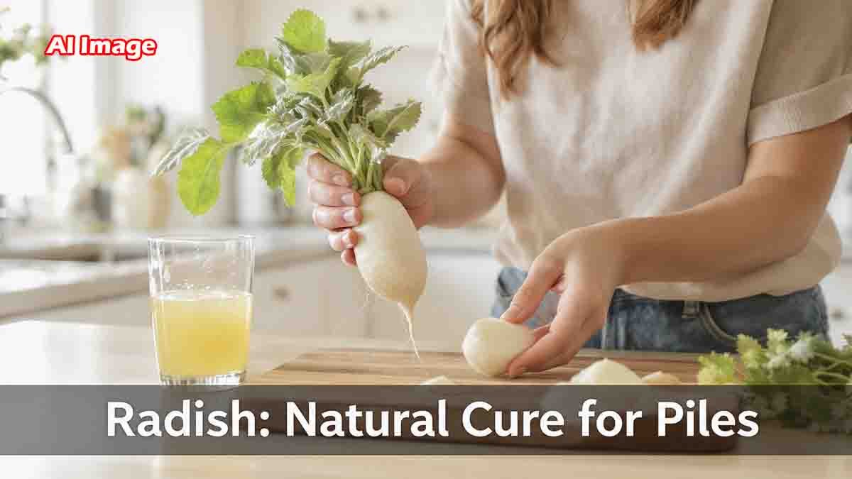 Radish health benefits for piles natural treatment, radish juice and paste for hemorrhoids relief
