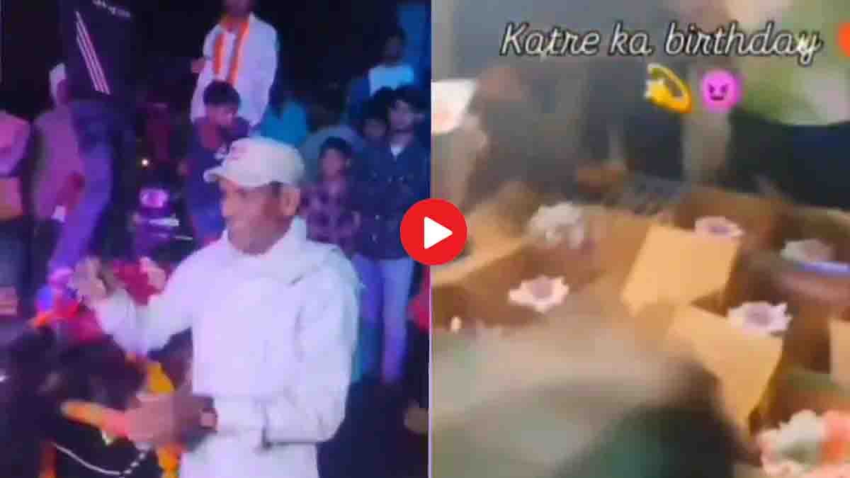 Bull named Shera celebrates his birthday in Uttar Pradesh with DJ party, decorations, and community feast - viral video