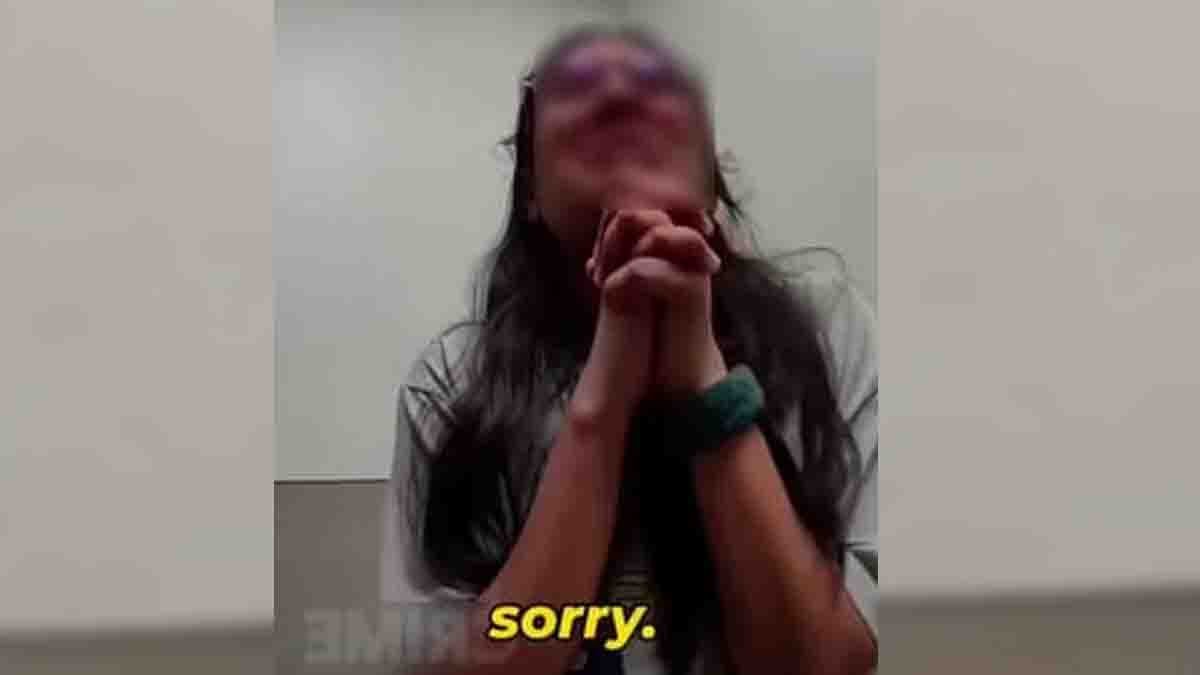 Indian Woman : ಅಮೆರಿಕಾದ ಅಂಗಡಿಯಲ್ಲಿ ಭಾರತೀಯ ಮಹಿಳೆಯ ಕಳ್ಳತನ: "ಸರ್, ಪೇ ಮಾಡೋಕೆ ಮರೆತೆ" ಎಂದು ಅತ್ತ ವಿಡಿಯೋ ವೈರಲ್! 1 “Indian woman crying and pleading with U.S. police after being caught stealing clothes at an American store – viral emotional video”