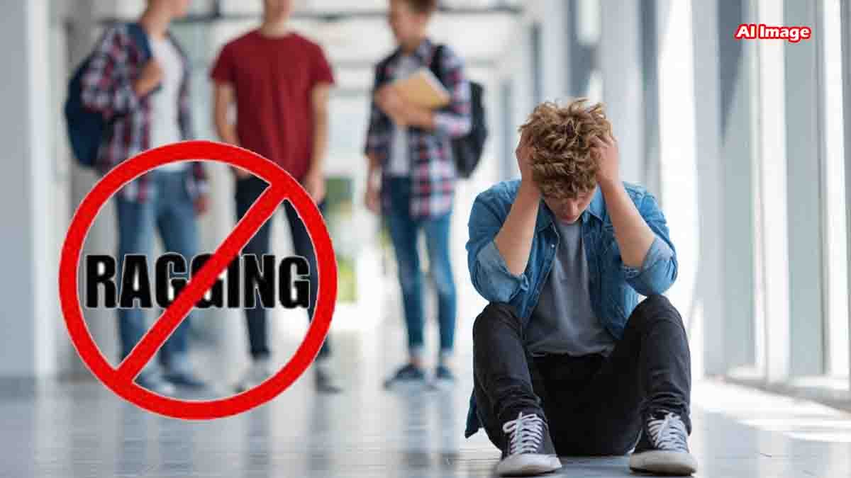 Distressed Indian schoolboy injured due to school ragging in Mysore, parents expressing concern in hospital