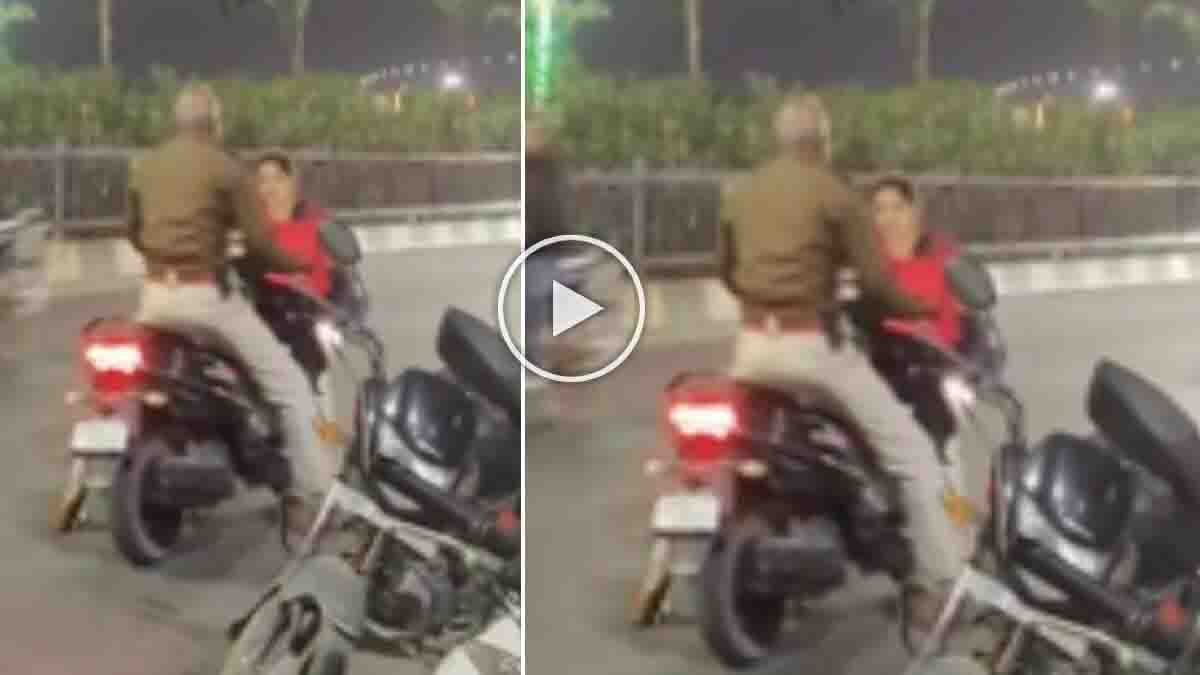 Pregnant woman pleading with police during scooter seizure on Patna Marine Drive viral video