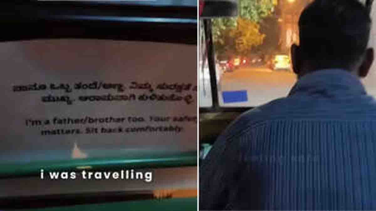 A Bengaluru auto driver’s heartfelt message offering safety and reassurance to women traveling alone at night
