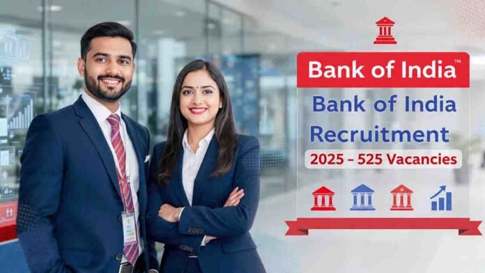 Bank of India Recruitment 2025 notification for 514 Credit Officer posts with salary details and online application process