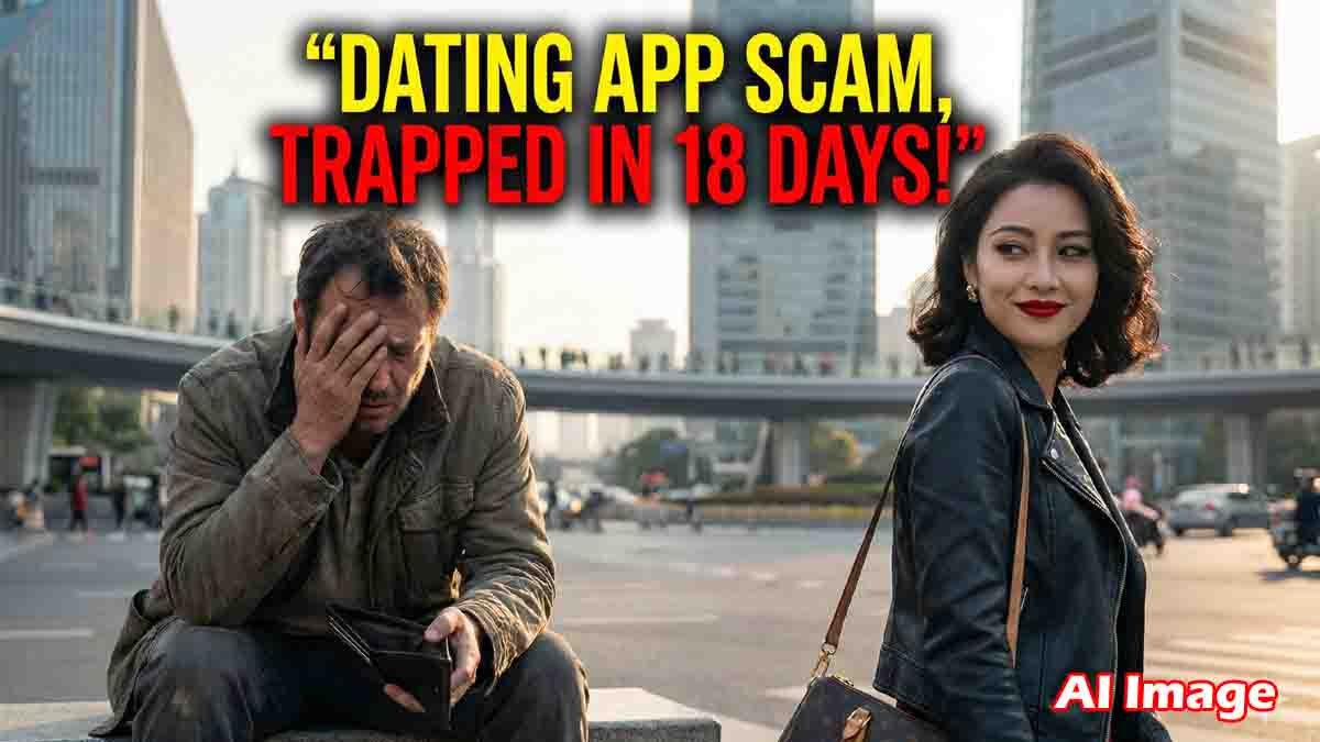 A man married a woman just 4 hours after meeting her and lost 30 lakh in 18 days. A shocking dating app scam from China that’s now viral online.