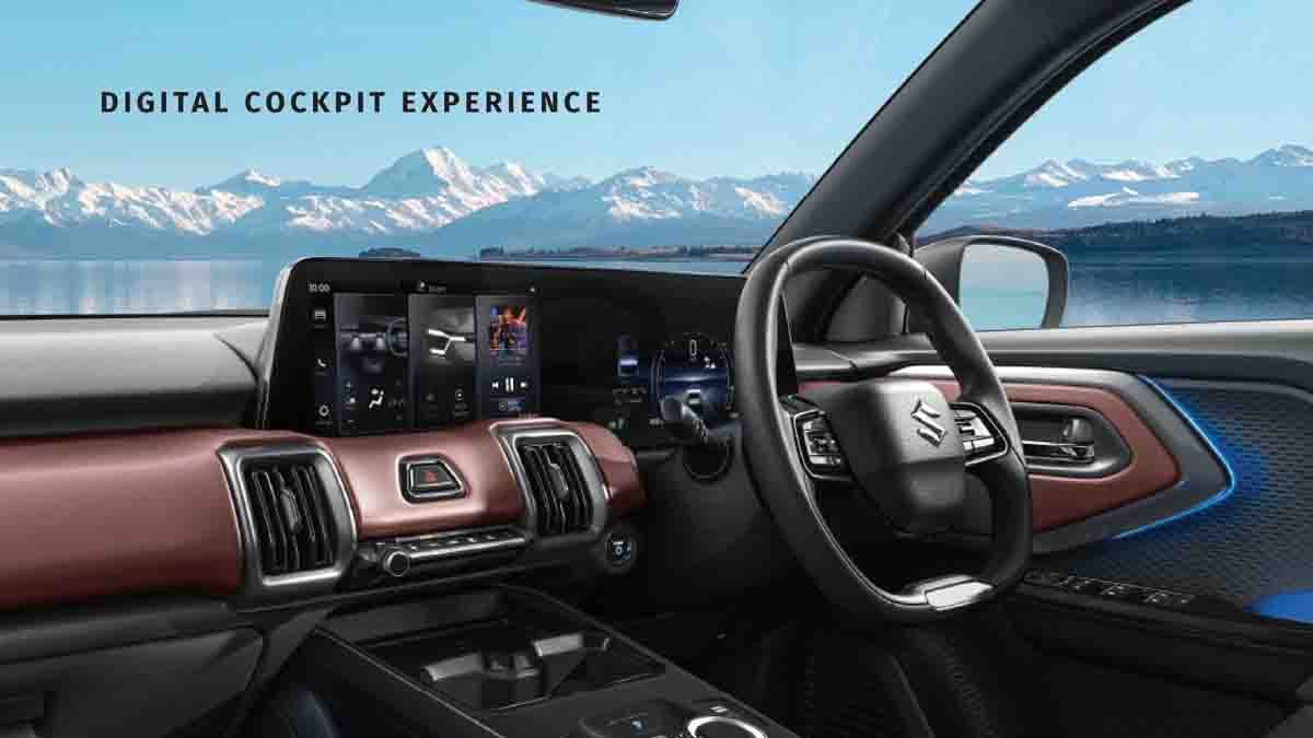 Maruti Suzuki e-Vitara EV launched with a 500 km range, dual battery options, premium features, and advanced safety tech. Explore India’s most awaited electric SUV.