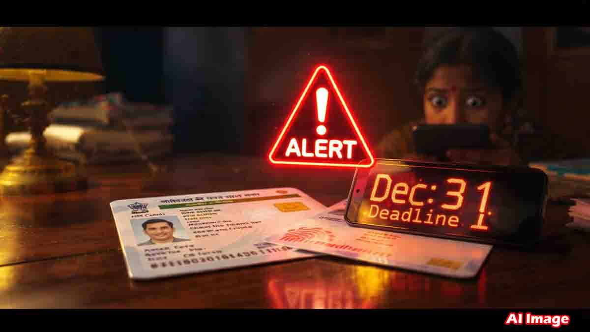 PAN Card and Aadhaar linking deadline alert, PAN card to become inactive from January 1, government notice thumbnail