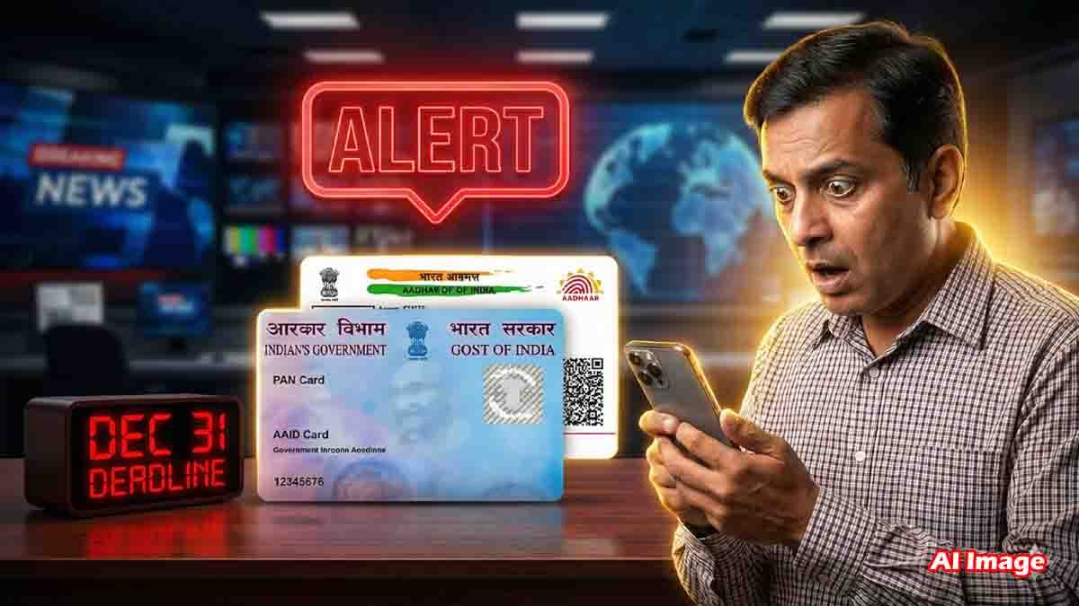 PAN Card and Aadhaar linking deadline alert, PAN card to become inactive from January 1, government notice thumbnail