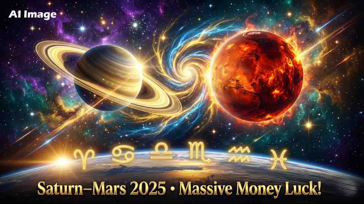 Saturn Mars Samsaptaka astrology December 7 to January 15 predictions financial gain for 6 zodiac signs