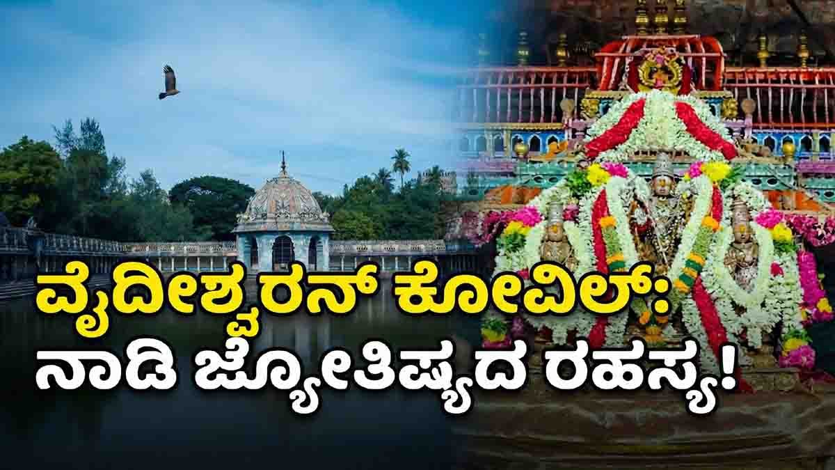 Vaitheeswaran Temple in Tamil Nadu, famous for Nadi astrology and life prediction palm leaves