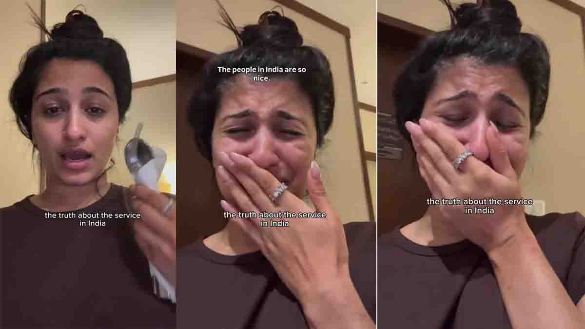 American woman gets emotional after experiencing Indian hospitality at a Gujarat hotel
