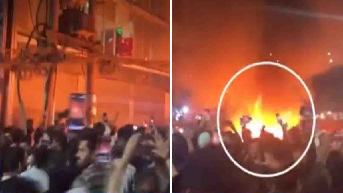 Hindu minority violence in Bangladesh as a youth is lynched and burned alive by a mob over alleged blasphemy in Mymensingh district