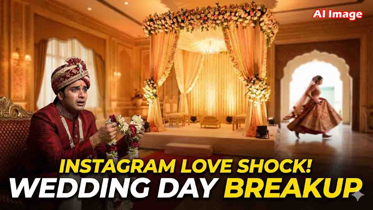 ಇನ್ ಸ್ಟಾಗ್ರಾಂ ಲವ್ (Instagram Love), ಮದುವೆಗೆ ಬಿತ್ತು ಬ್ರೇಕ್! 350 ಕಿ.ಮೀ ಪ್ರಯಾಣಿಸಿ ಮಂಟಪಕ್ಕೆ ಬಂದ ವರನಿಗೆ ಕಾದಿತ್ತು ಬಿಗ್ ಶಾಕ್ 2 instagram love wedding drama, heartbroken Indian groom sitting alone in mandap after bride goes missing, emotional wedding scene, viral news moment