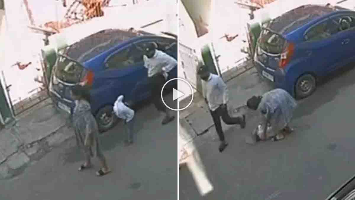 Viral Video : ಬೆಂಗಳೂರಿನಲ್ಲಿ ಬೆಚ್ಚಿಬೀಳಿಸುವ ಘಟನೆ: ಪುಟಾಣಿ ಮಗುವಿನ ಮೇಲೆ ವ್ಯಕ್ತಿಯ ಕ್ರೌರ್ಯ! ಸಿಸಿಟಿವಿಯಲ್ಲಿ ಸೆರೆಯಾಯ್ತು ದೃಶ್ಯ 2 Viral video from Bengaluru shows CCTV footage of a man violently kicking a five-year-old child in Thyagarajanagar