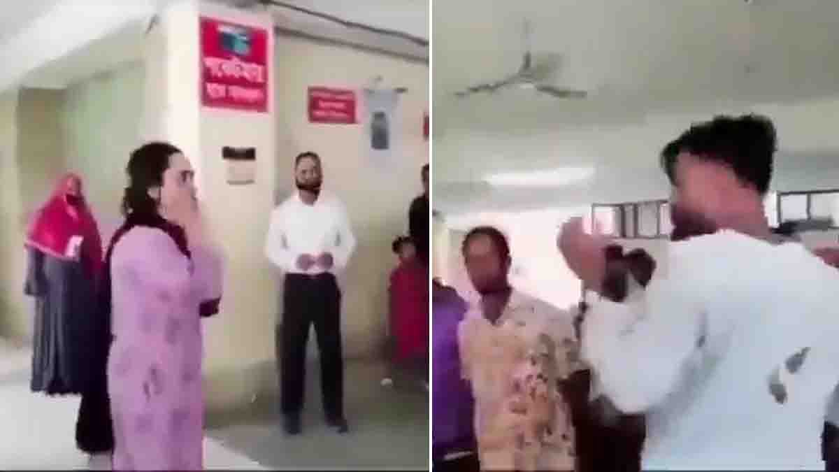 Viral video shows wife assaulting husband outside family court after zero alimony divorce verdict