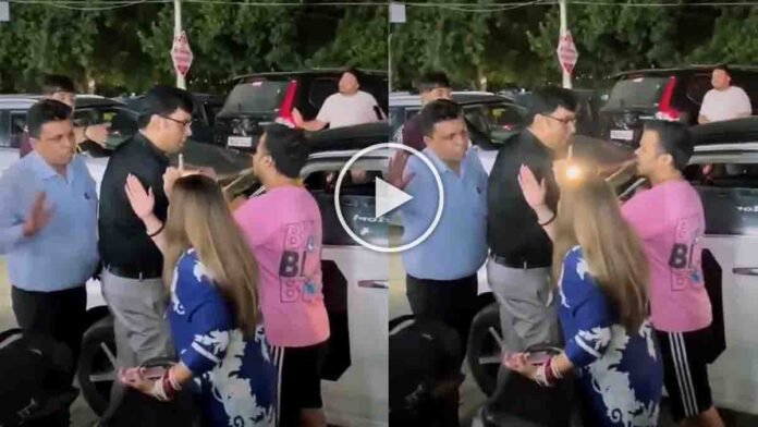 A viral road rage video from Delhi’s Dwarka Sector 10 shows a heated street clash turning violent as a woman is slapped in public