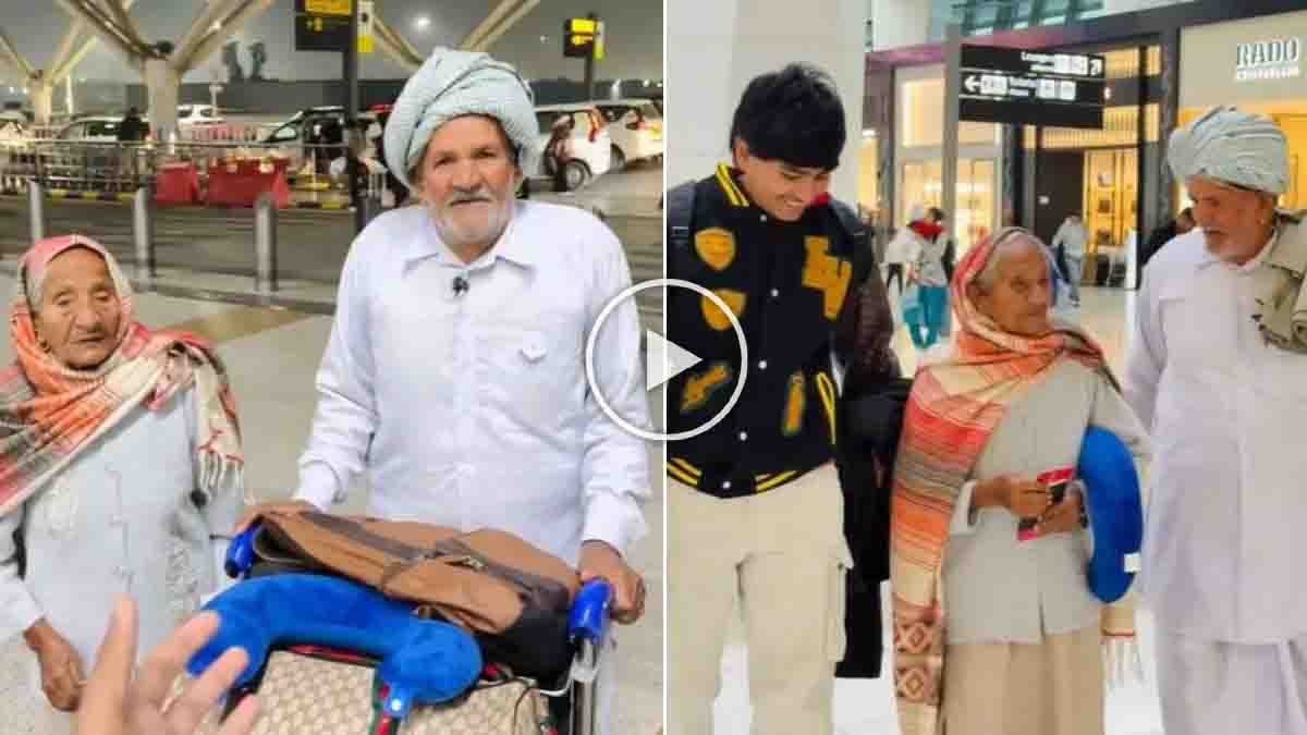 A heartwarming viral video shows a grandson fulfilling his grandparents’ lifelong dream by taking them on their first-ever flight to Dubai