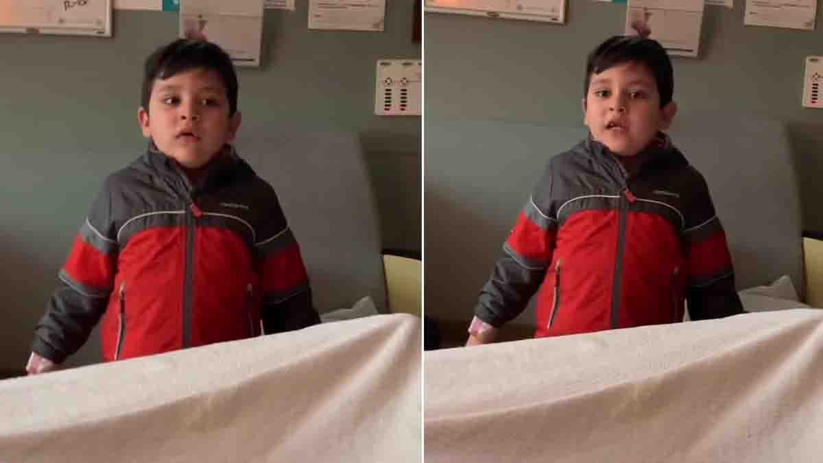 Little boy reacting emotionally after seeing his newborn baby sister in hospital, heart-warming sibling moment - Video Viral