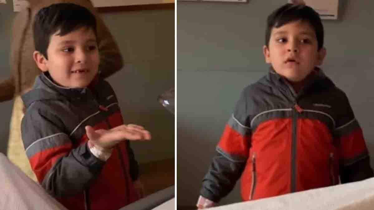 Little boy reacting emotionally after seeing his newborn baby sister in hospital, heart-warming sibling moment - Video Viral