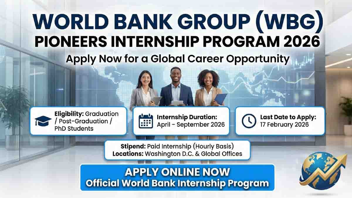 World Bank Group Internship Program 2026 3