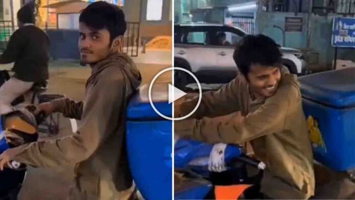 pizza delivery boy mocked by woman in viral video, dignity of labour debate erupts online
