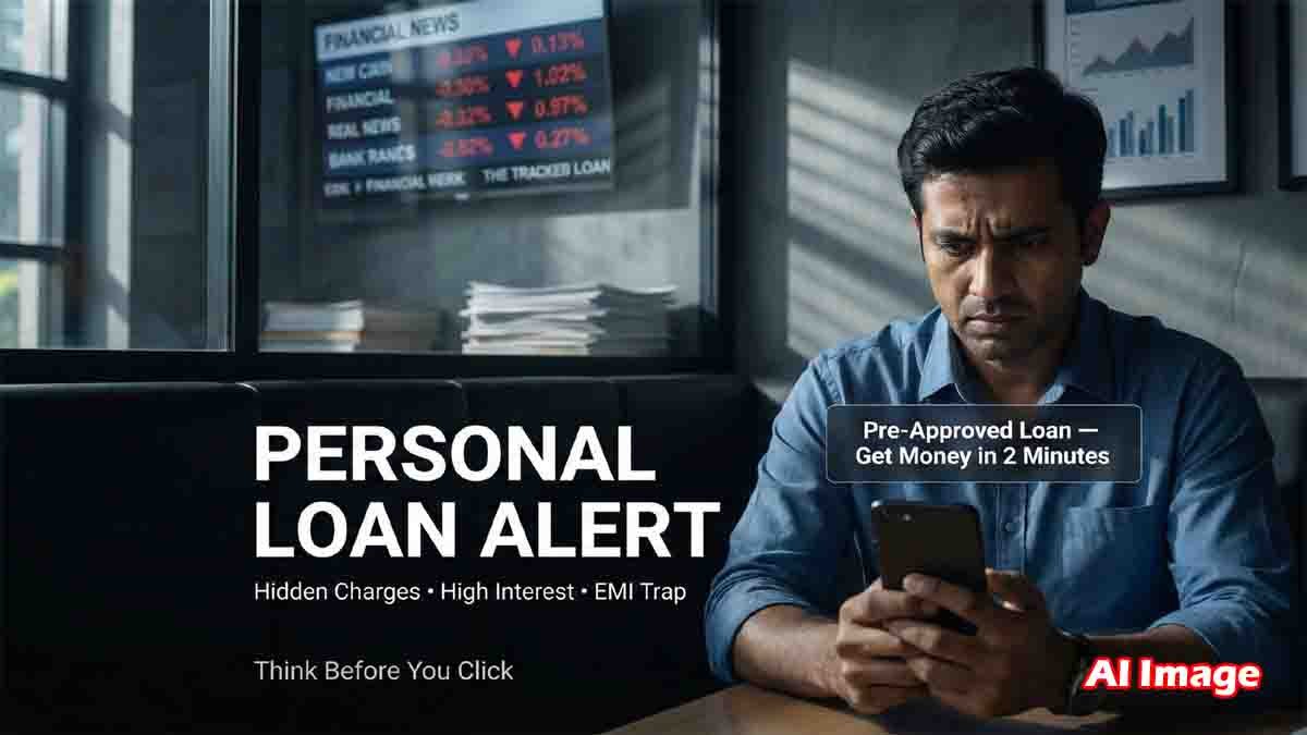 Personal Loan Alert: Know the risks of pre-approved loans, hidden charges, high interest rates, and EMI burden before borrowing.