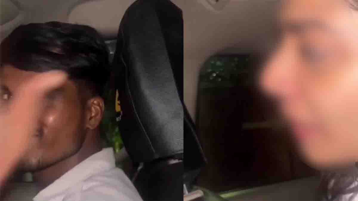 Viral Video : 100 ರೂಪಾಯಿ ಡಿಸ್ಕೌಂಟ್ಗಾಗಿ ಇಂಥದ್ದಾ? ಕ್ಯಾಬ್ ಚಾಲಕನಿಗೆ ‘ಫ್ರೀ ಎಂಟರ್ಟೈನ್ಮೆಂಟ್’ ಆಫರ್ ನೀಡಿದ ಯುವತಿಯರ ವಿಡಿಯೋ ವೈರಲ್! 1 Viral video showing two women allegedly offering free entertainment to a cab driver in exchange for a ₹100 discount, triggering social media outrage.